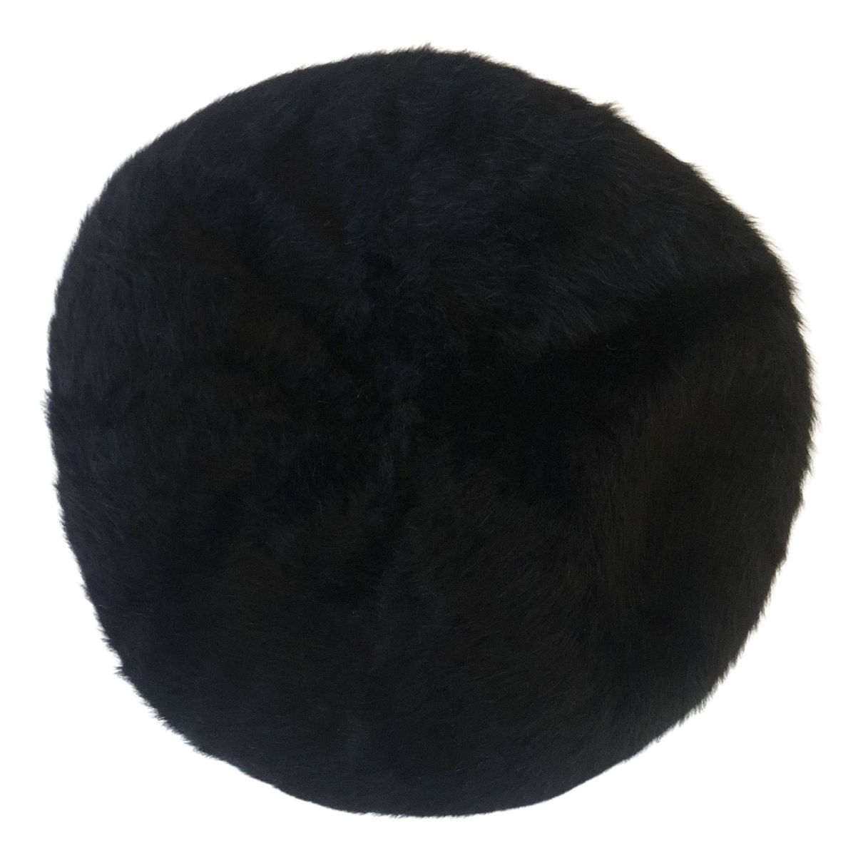 Faux fur beret Kangol Black size M 